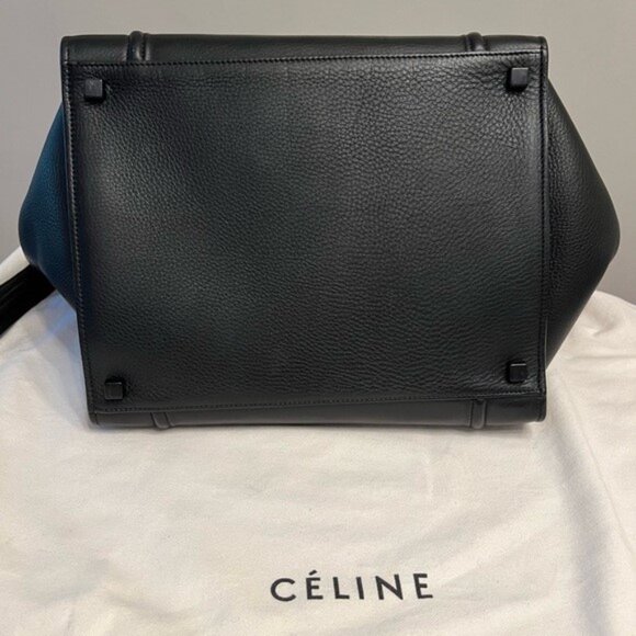Celine Black Baby Grained Calfskin Medium Phantom Luggage Tote Bag - Pristine Co - Picture 6 of 16